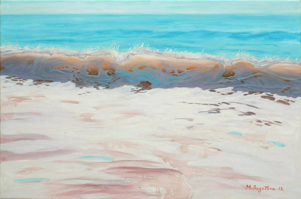 Peaking 50x76cm $600